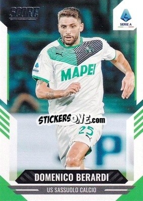 Figurina Domenico Berardi - Score Serie A 2021-2022 - Panini