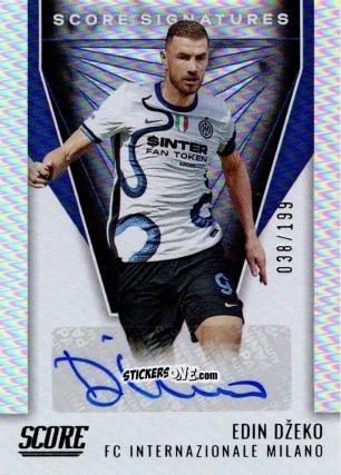 Sticker Edin Dzeko - Score Serie A 2021-2022 n. SS-ED - Panini