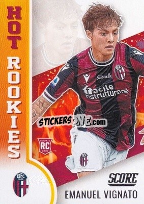 Sticker Emanuel Vignato - Score Serie A 2021-2022 n. HR14 - Panini