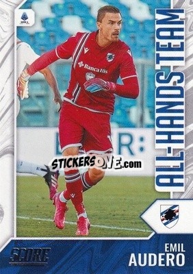 Sticker Emil Audero - Score Serie A 2021-2022 n. AH12 - Panini