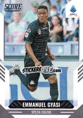 Sticker Emmanuel Gyasi - Score Serie A 2021-2022 - Panini