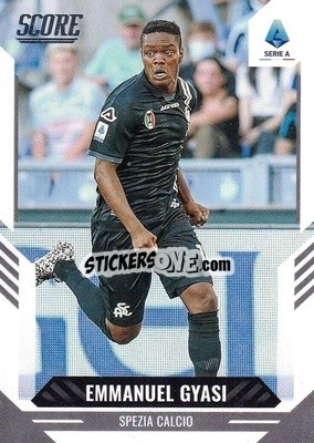 Sticker Emmanuel Gyasi - Score Serie A 2021-2022 n. 79 - Panini