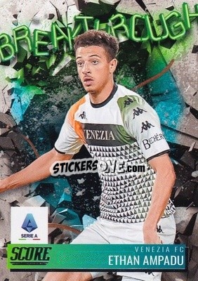 Sticker Ethan Ampadu - Score Serie A 2021-2022 n. BR23 - Panini