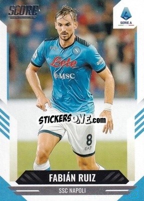 Sticker Fabian Ruiz - Score Serie A 2021-2022 - Panini