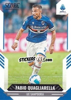 Sticker Fabio Quagliarella - Score Serie A 2021-2022 n. 180 - Panini