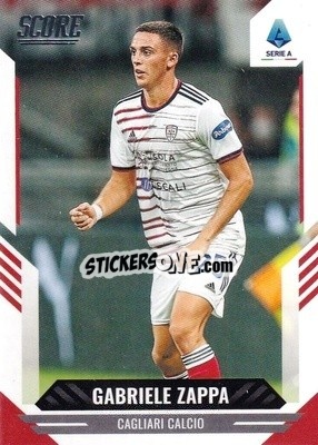 Sticker Gabriele Zappa - Score Serie A 2021-2022 - Panini