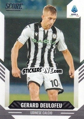 Sticker Gerard Deulofeu - Score Serie A 2021-2022 - Panini