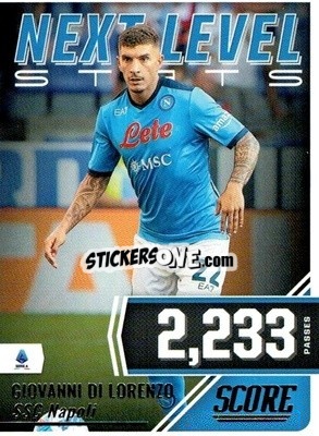 Sticker Giovanni Di Lorenzo - Score Serie A 2021-2022 - Panini