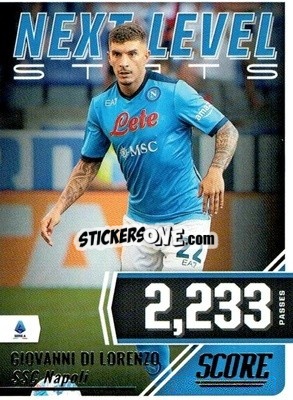 Sticker Giovanni Di Lorenzo - Score Serie A 2021-2022 n. NLS17 - Panini