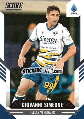 Sticker Giovanni Simeone - Score Serie A 2021-2022 - Panini
