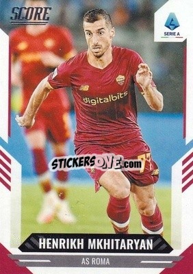 Sticker Henrikh Mkhitaryan - Score Serie A 2021-2022 - Panini