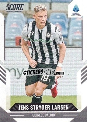 Sticker Jens Stryger Larsen - Score Serie A 2021-2022 - Panini