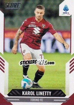 Figurina Karol Linetty - Score Serie A 2021-2022 - Panini