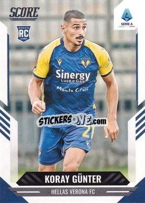 Figurina Koray Gunter - Score Serie A 2021-2022 - Panini