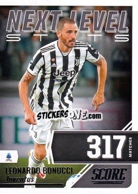 Sticker Leonardo Bonucci - Score Serie A 2021-2022 n. NLS9 - Panini