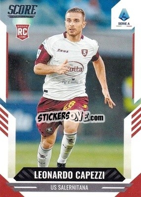 Figurina Leonardo Capezzi - Score Serie A 2021-2022 - Panini