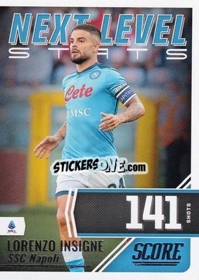 Figurina Lorenzo Insigne - Score Serie A 2021-2022 - Panini