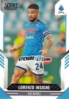 Sticker Lorenzo Insigne - Score Serie A 2021-2022 n. 36 - Panini