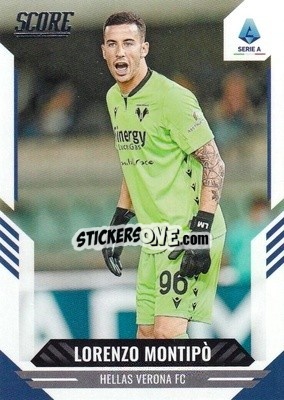 Figurina Lorenzo Montipo - Score Serie A 2021-2022 - Panini