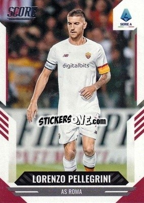 Sticker Lorenzo Pellegrini - Score Serie A 2021-2022 n. 125 - Panini