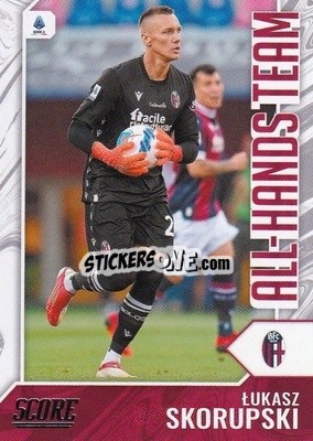 Sticker Lukasz Skorupski - Score Serie A 2021-2022 n. AH9 - Panini