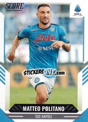 Sticker Matteo Politano - Score Serie A 2021-2022 n. 35 - Panini