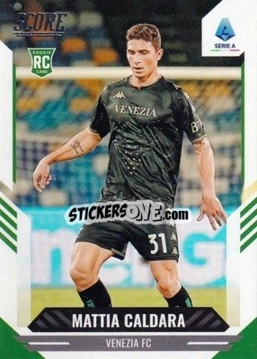 Figurina Mattia Caldara - Score Serie A 2021-2022 - Panini