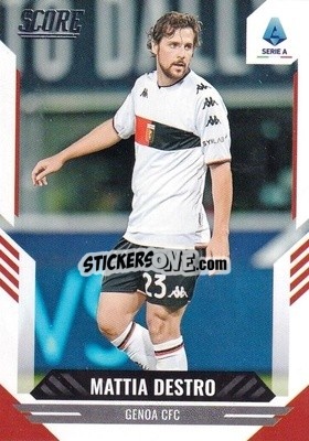 Sticker Mattia Destro - Score Serie A 2021-2022 n. 159 - Panini