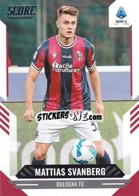 Sticker Mattias Svanberg - Score Serie A 2021-2022 n. 165 - Panini