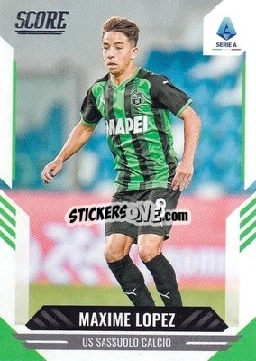 Figurina Maxime Lopez - Score Serie A 2021-2022 - Panini