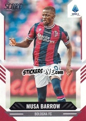 Sticker Musa Barrow - Score Serie A 2021-2022 - Panini