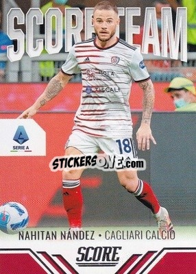 Sticker Nahitan Nandez - Score Serie A 2021-2022 n. ST9 - Panini