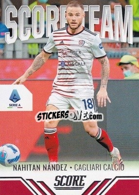 Sticker Nahitan Nandez - Score Serie A 2021-2022 - Panini