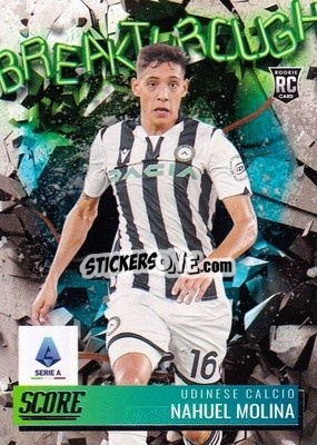 Cromo Nahuel Molina - Score Serie A 2021-2022 - Panini