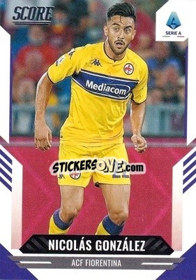 Figurina Nicolas Gonzalez - Score Serie A 2021-2022 - Panini