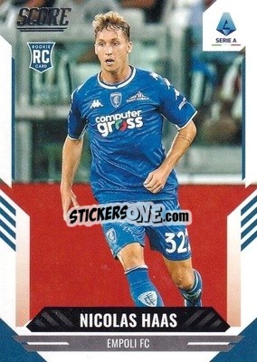 Figurina Nicolas Haas - Score Serie A 2021-2022 - Panini