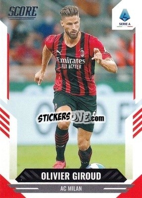 Sticker Olivier Giroud - Score Serie A 2021-2022 n. 27 - Panini