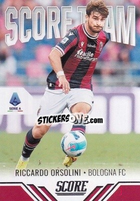 Sticker Riccardo Orsolini - Score Serie A 2021-2022 n. ST22 - Panini
