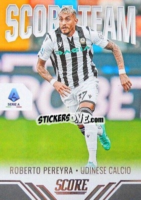 Sticker Roberto Pereyra - Score Serie A 2021-2022 - Panini