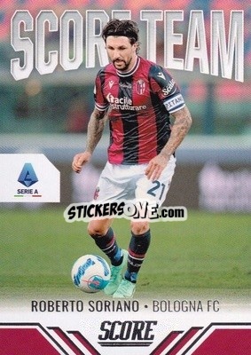 Figurina Roberto Soriano - Score Serie A 2021-2022 - Panini