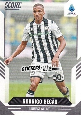 Figurina Rodrigo Becao - Score Serie A 2021-2022 - Panini