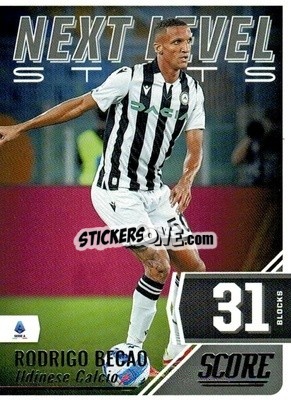 Cromo Rodrigo Becao - Score Serie A 2021-2022 - Panini