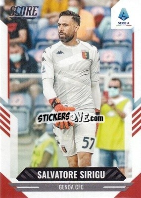 Cromo Salvatore Sirigu - Score Serie A 2021-2022 - Panini