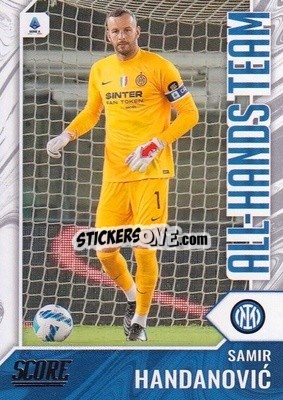 Sticker Samir Handanovic - Score Serie A 2021-2022 n. AH4 - Panini