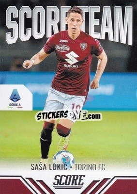 Sticker Sasa Lukic - Score Serie A 2021-2022 n. ST6 - Panini