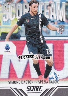 Sticker Simone Bastoni - Score Serie A 2021-2022 - Panini