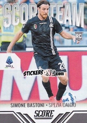 Figurina Simone Bastoni - Score Serie A 2021-2022 - Panini