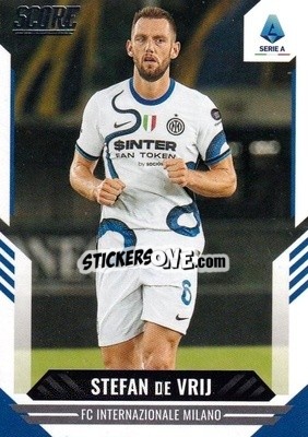 Sticker Stefan de Vrij - Score Serie A 2021-2022 n. 7 - Panini
