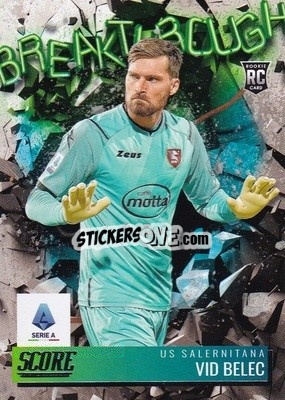 Figurina Vid Belec - Score Serie A 2021-2022 - Panini