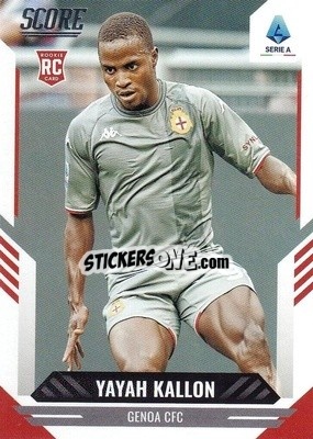 Figurina Yayah Kallon - Score Serie A 2021-2022 - Panini